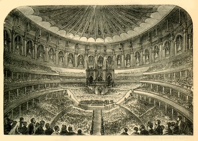 Interior of the Albert Hall by Unbekannt