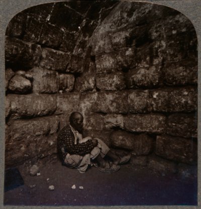 Interior of the Tomb of Lazarus, c1900 by Unbekannt