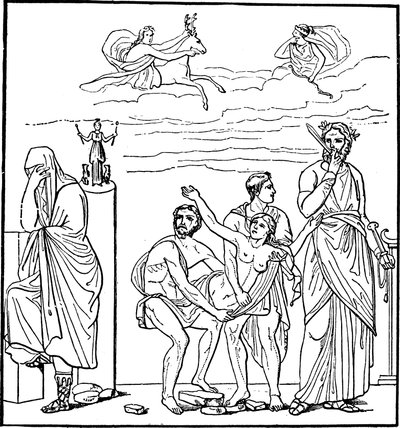 Iphigenia, Daughter of Agamemnon, King of Mycenae, c. 1900 by Unbekannt