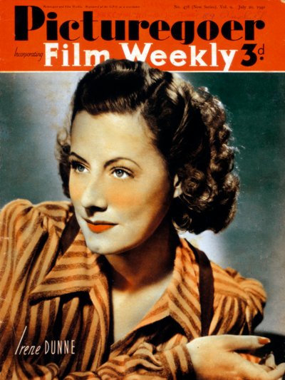 Irene Dunne, American actress, 1940 by Unbekannt