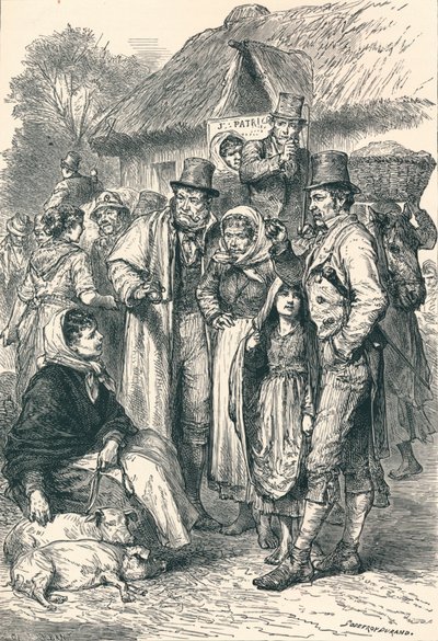 Irish Peasants, 1896 by Unbekannt