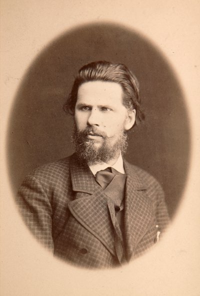 Ivan Kramskoy, Russian artist, 1870s by Unbekannt