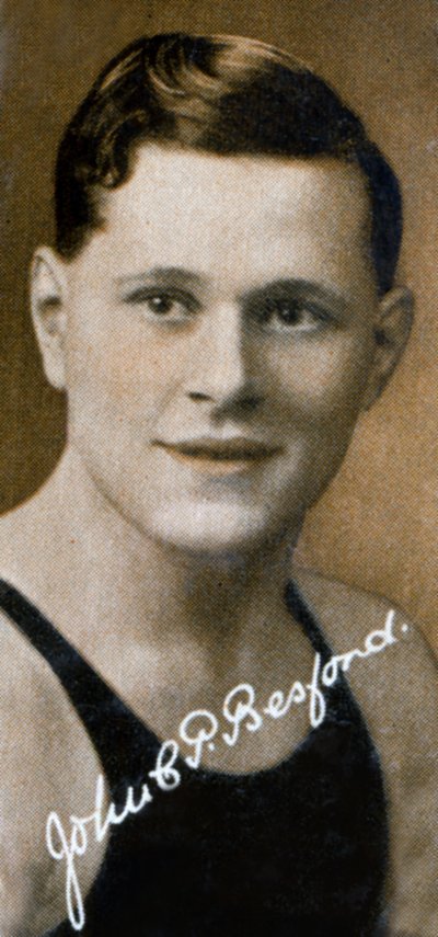 JCP Besford, Champion swimmer, 1935 by Unbekannt
