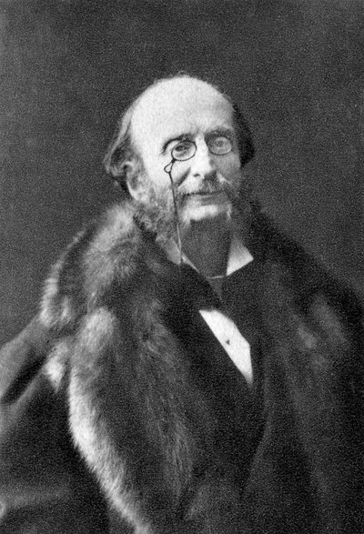 Jacques Offenbach, German-born French Composer by Unbekannt