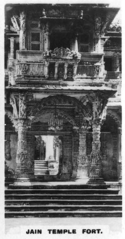 Jain temple fort, Ahmedabad, India by Unbekannt