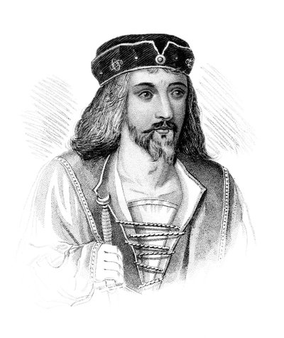 James I, King of Scotland, c1850 by Unbekannt