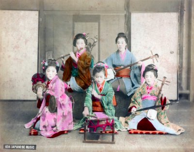 Japanese Musicians by Unbekannt