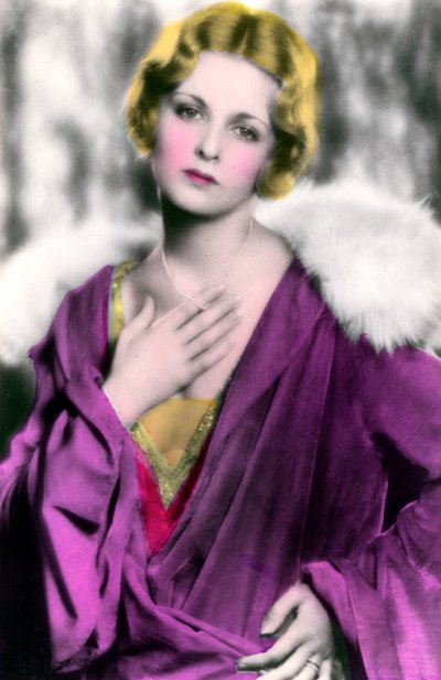 Joan Bennett, American actress by Unbekannt