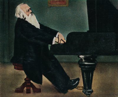 Johannes Brahms by Unbekannt