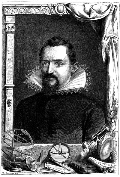 Johannes Kepler, German astronomer, c1600 by Unbekannt