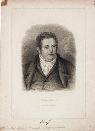 John Bird, lecturer in astronomy by Unbekannt