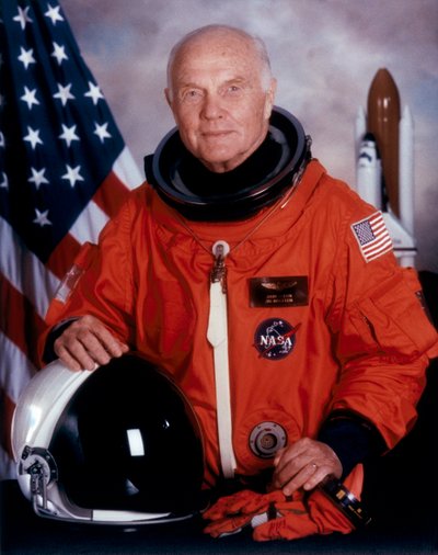 John H Glenn, American astronaut by Unbekannt