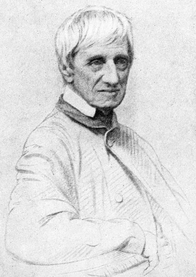 John Henry Newman, British Cardinal by Unbekannt