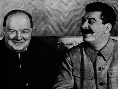 Joseph Stalin and Mr. Churchill by Unbekannt