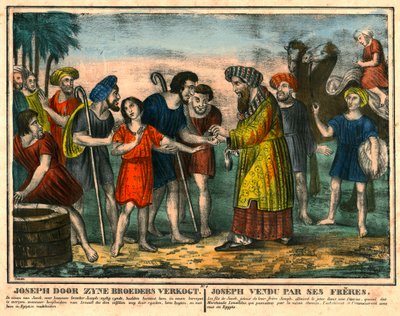 Joseph is Sold by His Brothers by Unbekannt