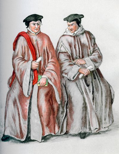 Judges in their robes, 1893 by Unbekannt