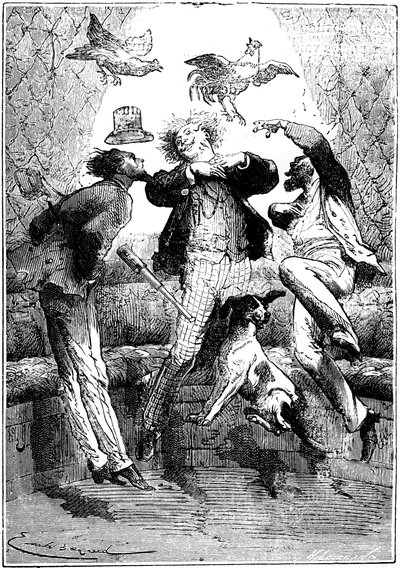 Jules Verne, Autour de la Lune by Unbekannt