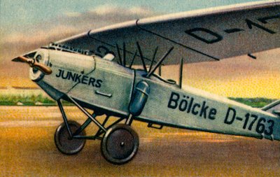 Junkers T 26E plane by Unbekannt