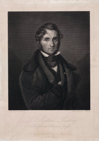 Justus von Liebig, German chemist by Unbekannt