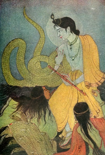Kaliya Damana, 1920 by Unbekannt