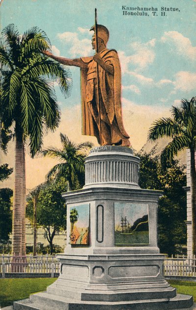 Kamehameha Statue, Honolulu, Hawaii, c1920 by Unbekannt