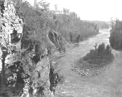 Kaministiquia River, below Kakabeka Falls, Canada by Unbekannt