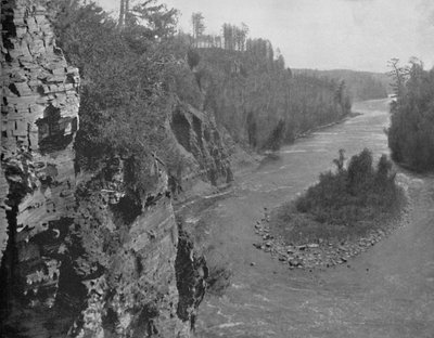 Kaministiquia River, Below Kakabeka Falls, c1897 by Unbekannt