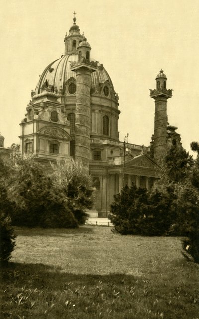 Karlskirche, Vienna, Austria by Unbekannt