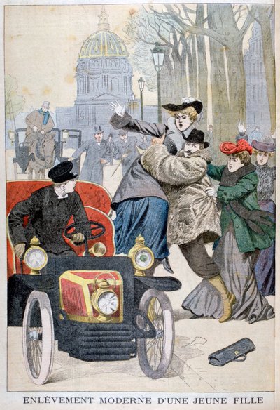 Kidnapping of a young woman in Paris by Unbekannt