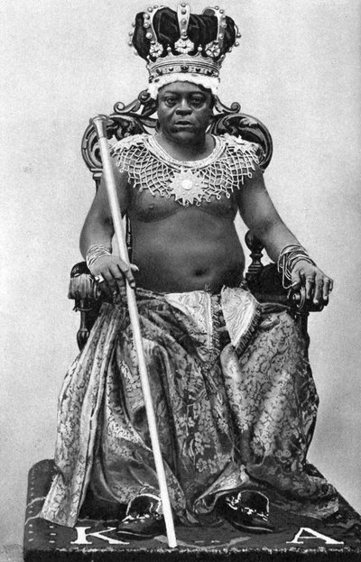 King Archibong II of Gambia, Africa by Unbekannt