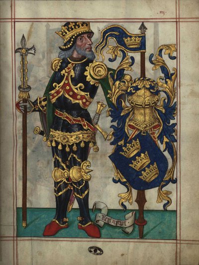 King Arthur from Livro do Ameiro-Mor by Unbekannt