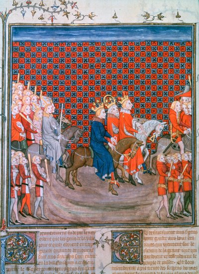 King Charles IV entering Paris by Unbekannt