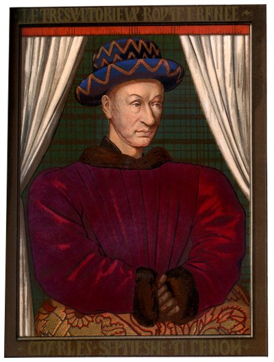King Charles VII of France 1403-1461, c1445 1849 by Unbekannt