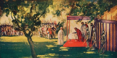 King John Signing Magna Charta at Runnydale by Unbekannt