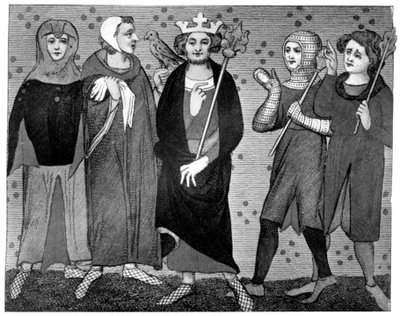 King and Court, Late 13th-14th Century by Unbekannt