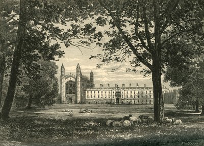 Kings College from The Backs by Unbekannt