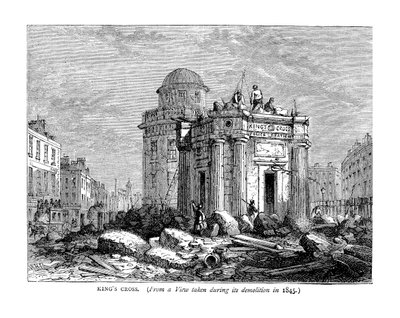 Kings Cross in 1845 by Unbekannt