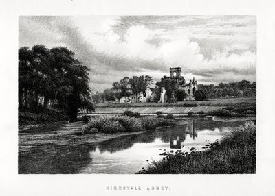 Kirkstall Abbey, Leeds, Yorkshire, 1896 by Unbekannt
