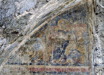 Kiss of Judas (fresco) by Unbekannt