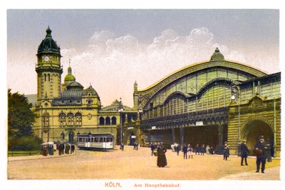 Cologne, Central Station by Unbekannt