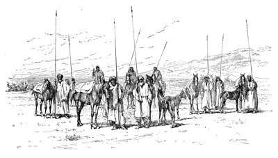 Kurdish Cavalry by Unbekannt