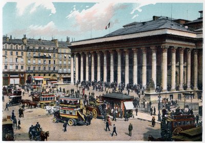 La Bourse, Paris, c1900 by Unbekannt