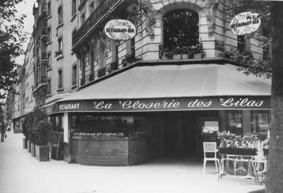 La Closerie des Lilas, Montparnasse by Unbekannt