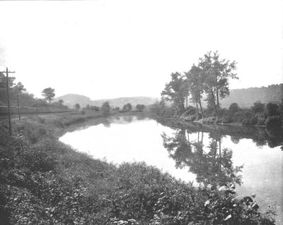 La Colle Looking West, Pennsylvania Railroad, USA by Unbekannt