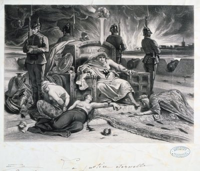 La Justice Eternelle, Franco-Prussian war by Unbekannt