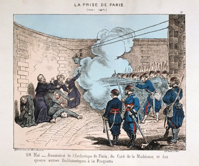 The Capture of Paris, 24 May 1871 by Unbekannt