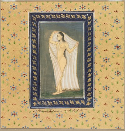 Lady After a Bath, 1700s by Unbekannt