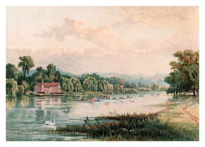 Lake at Virginia Water, 1880 by Unbekannt