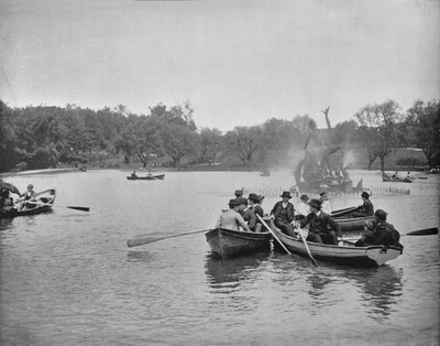 Lake in Wade Park, Cleveland, Ohio, c1897 by Unbekannt