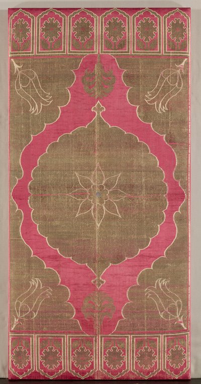 Lampas Silk Cushion Cover by Unbekannt